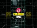 Inshot | Progress Bar Tutorial 🍃 #shorts #tutorial #inshot