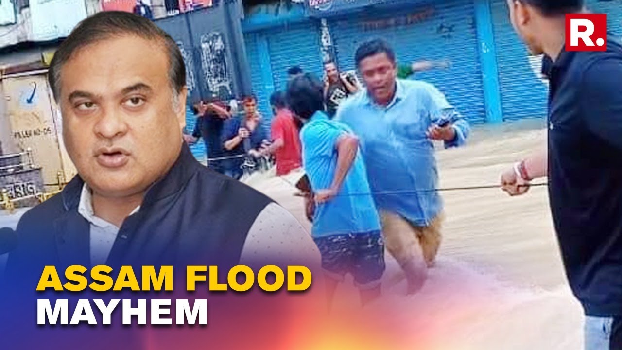 Assam Floods: CM Himanta Takes Stock Of Situation As Rains Displace Over 55 Lakh People In State