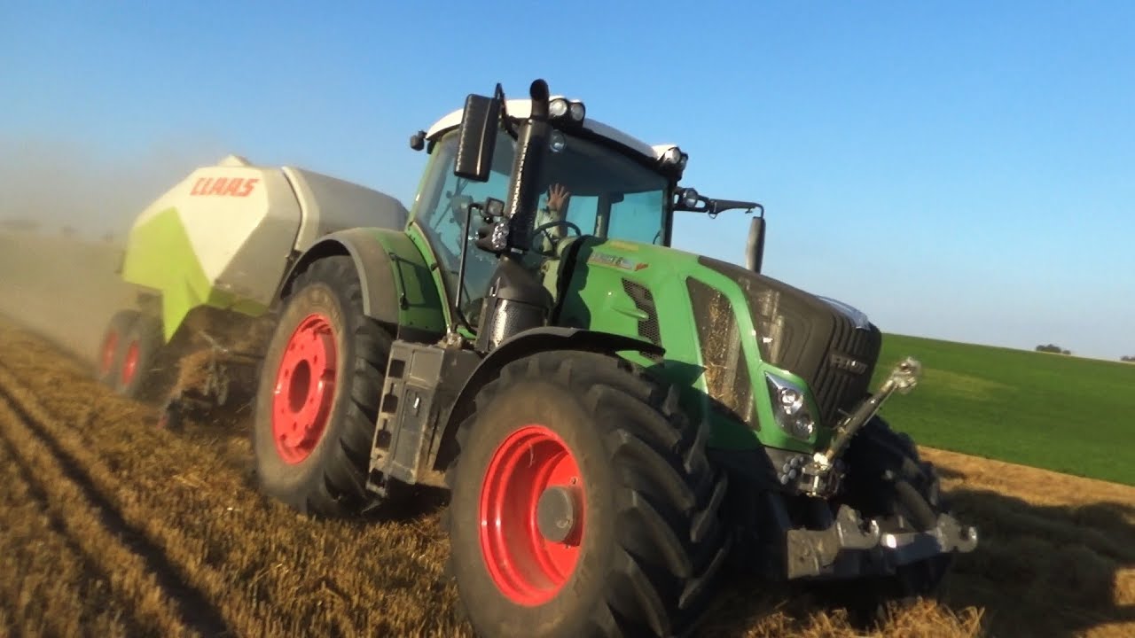 HIT // AKCJA PRESOWANIE Z FENDTEM 828 // ŻNIWA 2017 // CLAAS QUADRANT 3400
