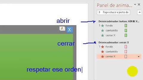 VENTANAS EMERGENTES CON DESENCADENANTES EN POWERPOINT