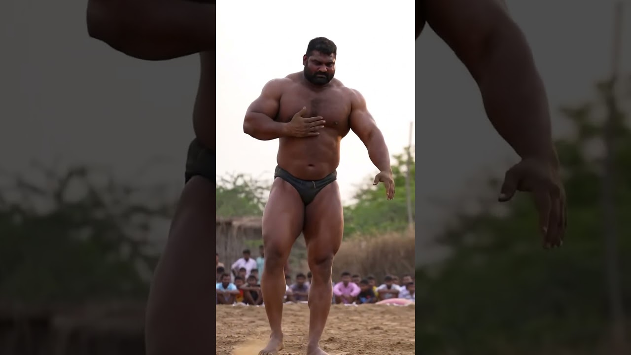 6'11" INDIAN TITAN THROWS 2 WRESTLERS LIKE RAGS! 😱💪 