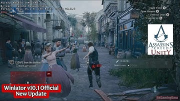 Winlator v10.1 Official - Assassins Creed Unity Gameplay (PC Emulator) On Android Snapdragon 8 Gen 2