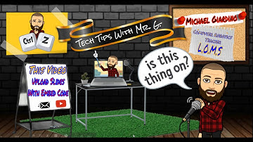 Upload Slides with Embed Code