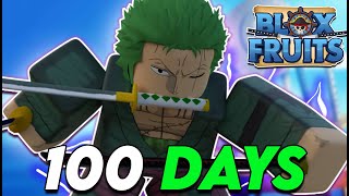 I Spent 100 Days In Blox Fruits...