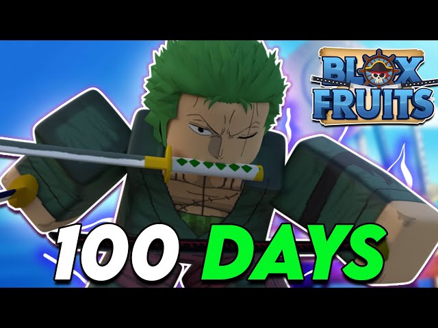 I SURVIVED 100 DAYS In Blox Fruits (Roblox) 