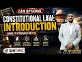 Constitutional Law: Introduction | Law Optional by Amit Sir | UPSC/PCS Mains 2026 | Plutus IAS