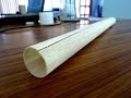 (tutorial) ROLL A BALSA HOLLOW FUSELAGE FOR RUBBER POWER PLANE (tutorial) ROLL A BALSA HOLLOW FUSELAGE FOR RUBBER POWER PLANE