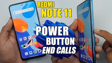 How To Enable Power Button For End Calls - Redmi Note 11