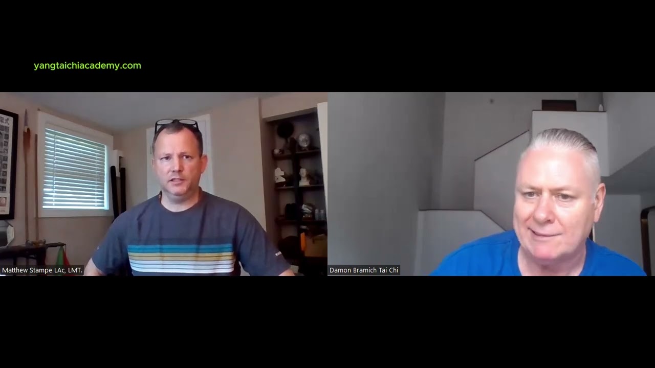 Dr Matt Stampe and Damon Bramich weights in Tai Chi