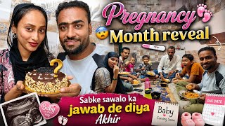PREGNANCY Month REVEAL 🥳 Baby Coming Soon🤰| Shafique Aasifa Vlog 