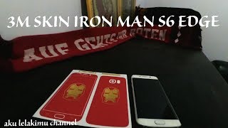 Review dan Tutorial Pasang 3M Skin S6 Edge