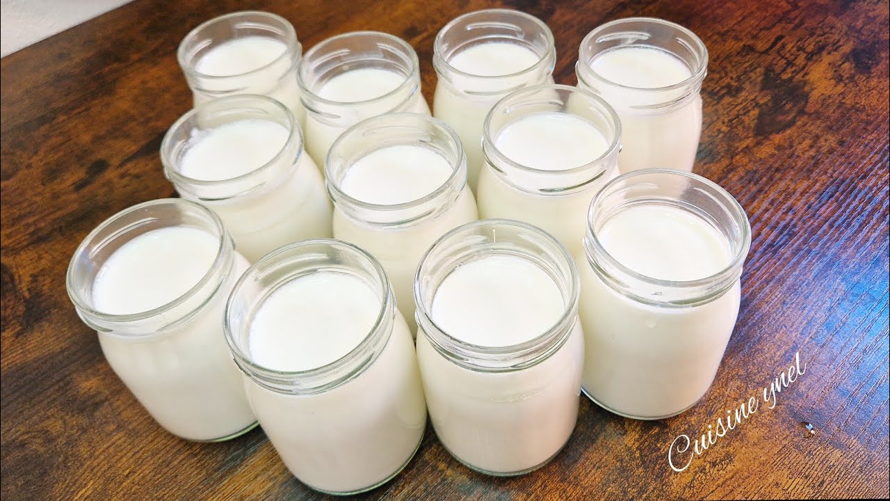 أسهل وابن ياغورت تحضروه في الدار من غير ماكينة ولا ميزان حرارة ولا حليب بقري