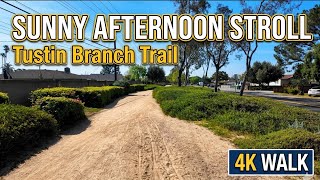 A Sunny Afternoon Stroll: Southbound on the Tustin Branch Trail (4K)
