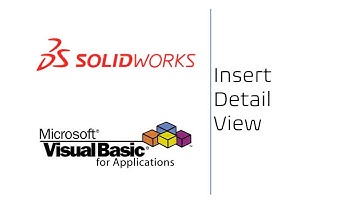 Solidworks VBA Macro – Insert Detail View