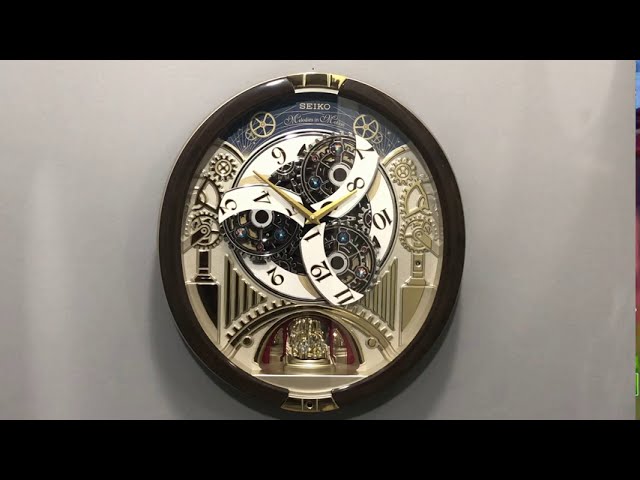 Seiko Melodies in Motion 2020 Collectors Edition Wall Clock QXM386BRH -  YouTube