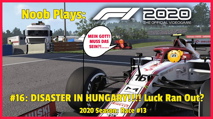 DISASTER IN HUNGARY!!! Has Our Luck Finally Run Out??? (Noob Plays F1 2020 Driver Career #16)