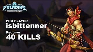 Isbittenner Sha Lin 40 Kills Paladins Pro Fnatic Ranked Gameplay 1440P High Quality Video
