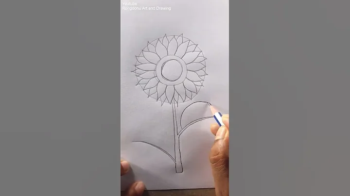 #sunflower #drawing #painting #technique #creativeartwork