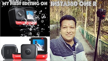 My First Editing of Intsa 360 Videos || Learning how to Edit on insta 360 studio 🤗 Insta 360 One R