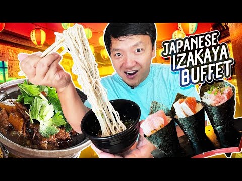 ALL YOU CAN EAT Japanese Izakaya Buffet & HIDDEN GEM Hawker Stall in Singapore