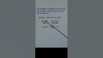 Determine Period of Oscillations