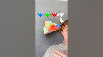 You can’t create white like this! #CMY #colorMixing #shorts