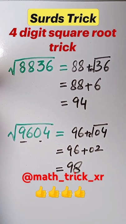 4 Digit Square Root Trick YouTube 4-digit-square-root-trick-youtube