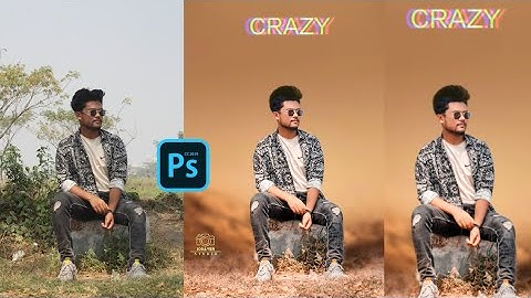 How to change background in photoshop | manipulation photo editing in Ps Touch