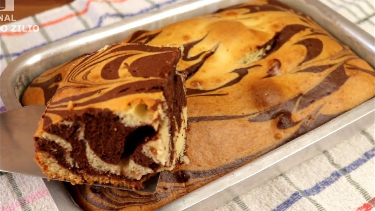 BOLO MESCLADO BEM SIMPLES, FÁCIL E RÁPIDO DE FAZER!