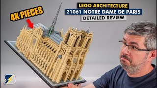 LEGO Architecture 21061 NotreDame de Paris detailed building review