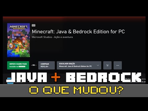 Vídeo: Você consegue a edição Bedrock no PC?