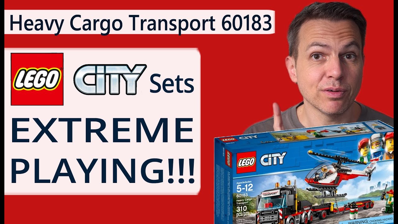 lego city great vehicles heavy cargo transport 60183