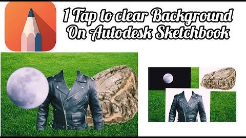 How to Remove Background on Autodesk sketchbook. #removebackgroundimage #removebackground
