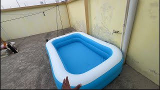 Ghar pe hi swimming pool bna diya !!