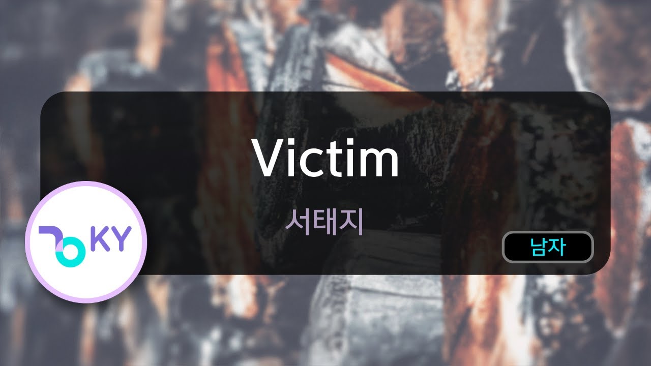[멜로디제거] Victim - 서태지 (KY.66713) / KY KARAOKE
