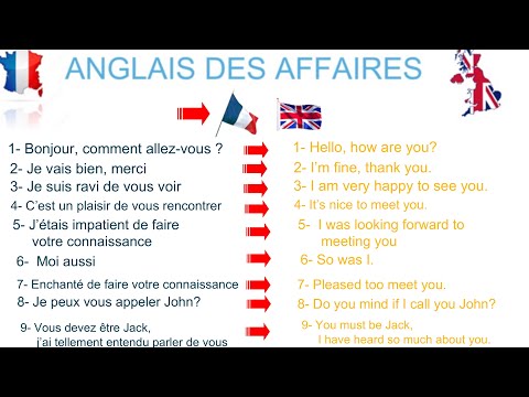 faire une rencontre en anglais