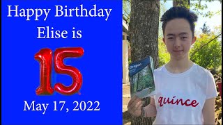 Elise Birthday May 17, 2022