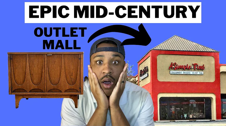 EPIC Mid-Century Modern FINDS from an Outlet Mall!