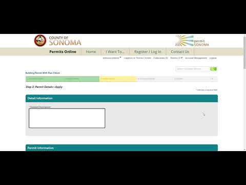 Online Permitting Tool - Submitting an Application