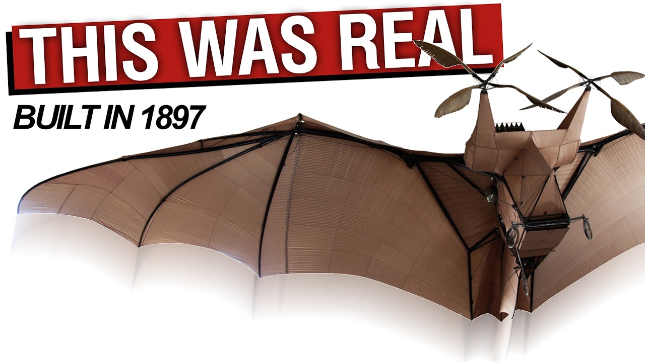 The Steam-Powered Bat Plane That “Might” Have Flown