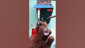 how to make led flasher circuit #flipflopcircuit #Ledflasher #short