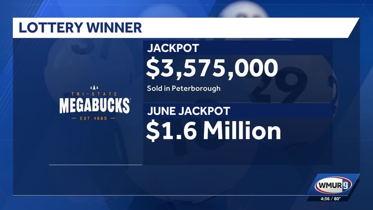 New Hampshire lottery player wins $3,575,000 jackpot in Monday drawing
