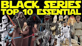Top 10 ESSENTIAL Star Wars Black Series Action Figures (PREQUEL TRILOGY EDITION)