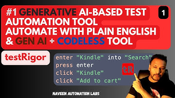 #1 - Generative AI-based Test Automation Tool - Automate With Plain English & Gen AI | CodeLess Tool