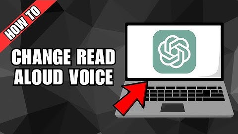How To Change Read Aloud Voice In ChatGPT