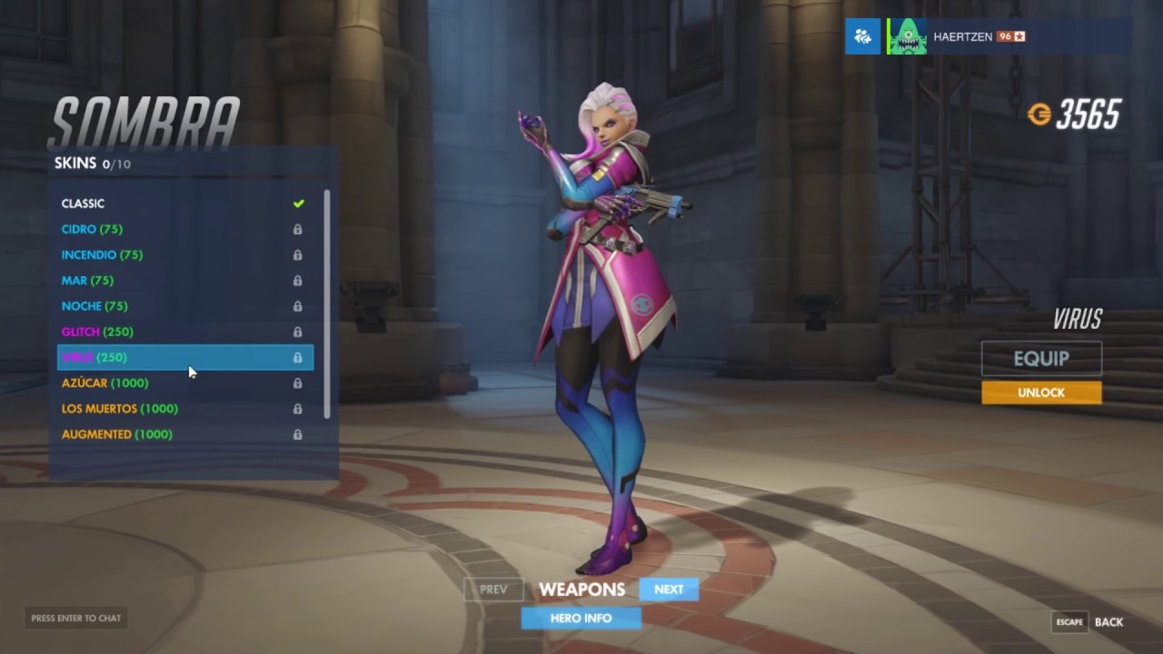 All Sombra Customizations PTR 1.5