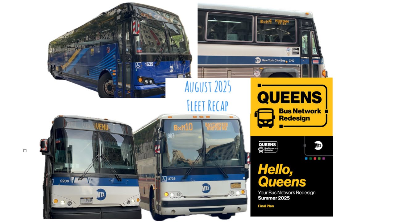 MTA Fleet Status Recap: August 2025