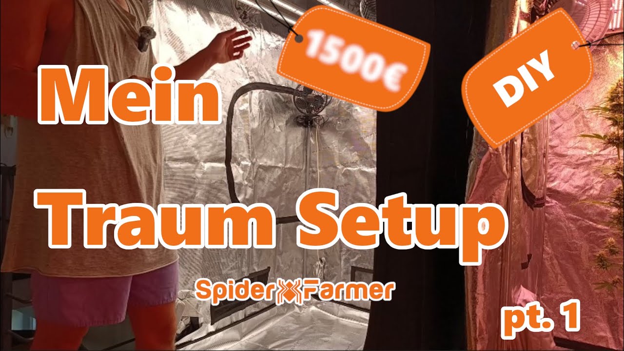 Indoor deluxe Setup pt.1 - Spider Farmer Komplettset