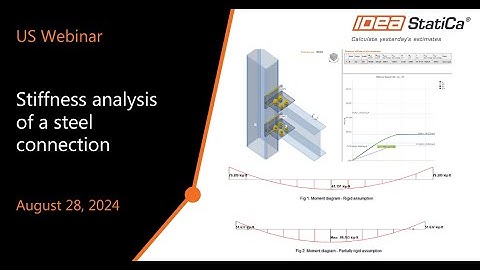 Stiffness analysis of a steel connection - Webinar August 2024