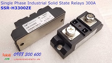 Relay thể rắn một pha chuẩn công nghiệp 300A loại DC điều khiển AC 300A SSR-H3300ZE